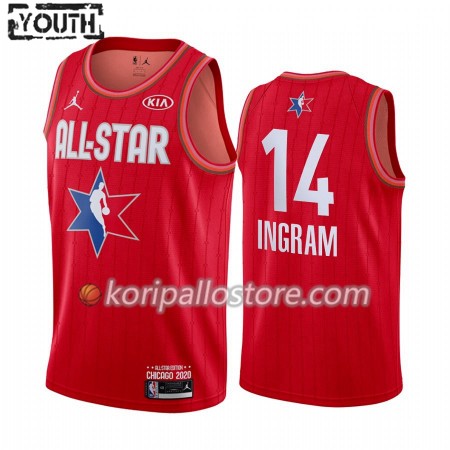 New Orleans Pelicans Brandon Ingram 14 2020 All-Star Jordan Brand Punainen Lasten Pelipaidat Swingman
